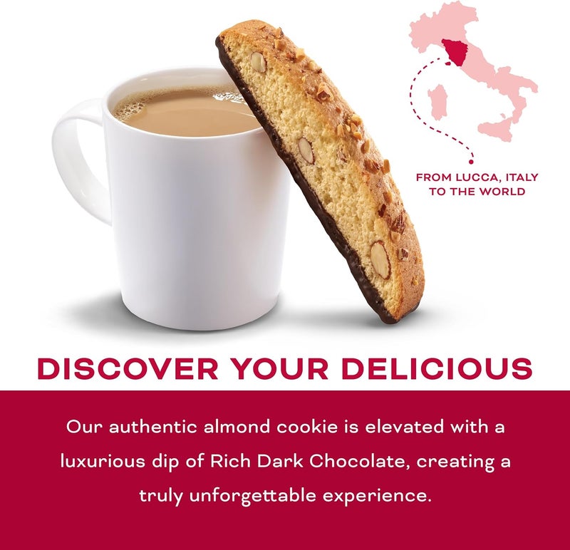 Nonni's Cioccolati Biscotti - Chocolate Dipped Almond Cookies - Image 4